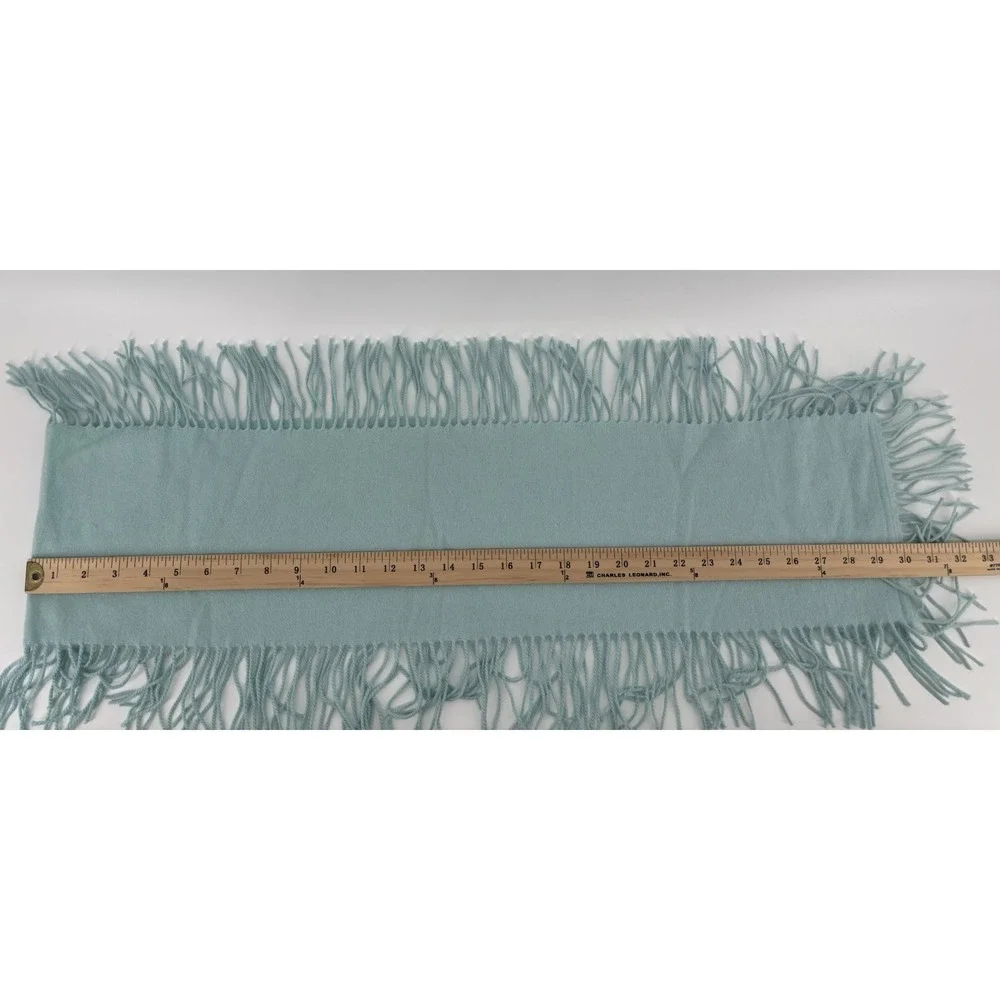 NORDSTROM 100% Cashmere Fringe Scarf Old Money Quiet Luxury Designer Preppy Chic